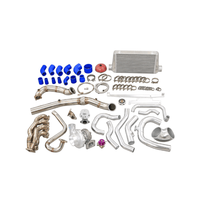 CXracing Thick Wall Turbo Kit For 05-11 Civic Si FA FG FK FN FD K20 Engine - GUMOTORSPORT