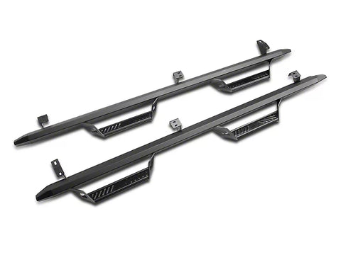 N-Fab Predator Pro Step System 2005 - 2023 Toyota Tacoma Double Cab All Beds Gas - Tex. Black
