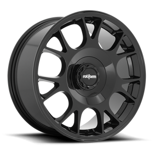 Rotiform R187 TUF-R Wheel 19x8.5 5x112 45 Offset - Gloss Black