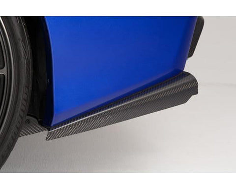 Varis Arising - I Carbon Fiber Rear Side Splitter Fins - 2015 + Subaru WRX STI - GUMOTORSPORT