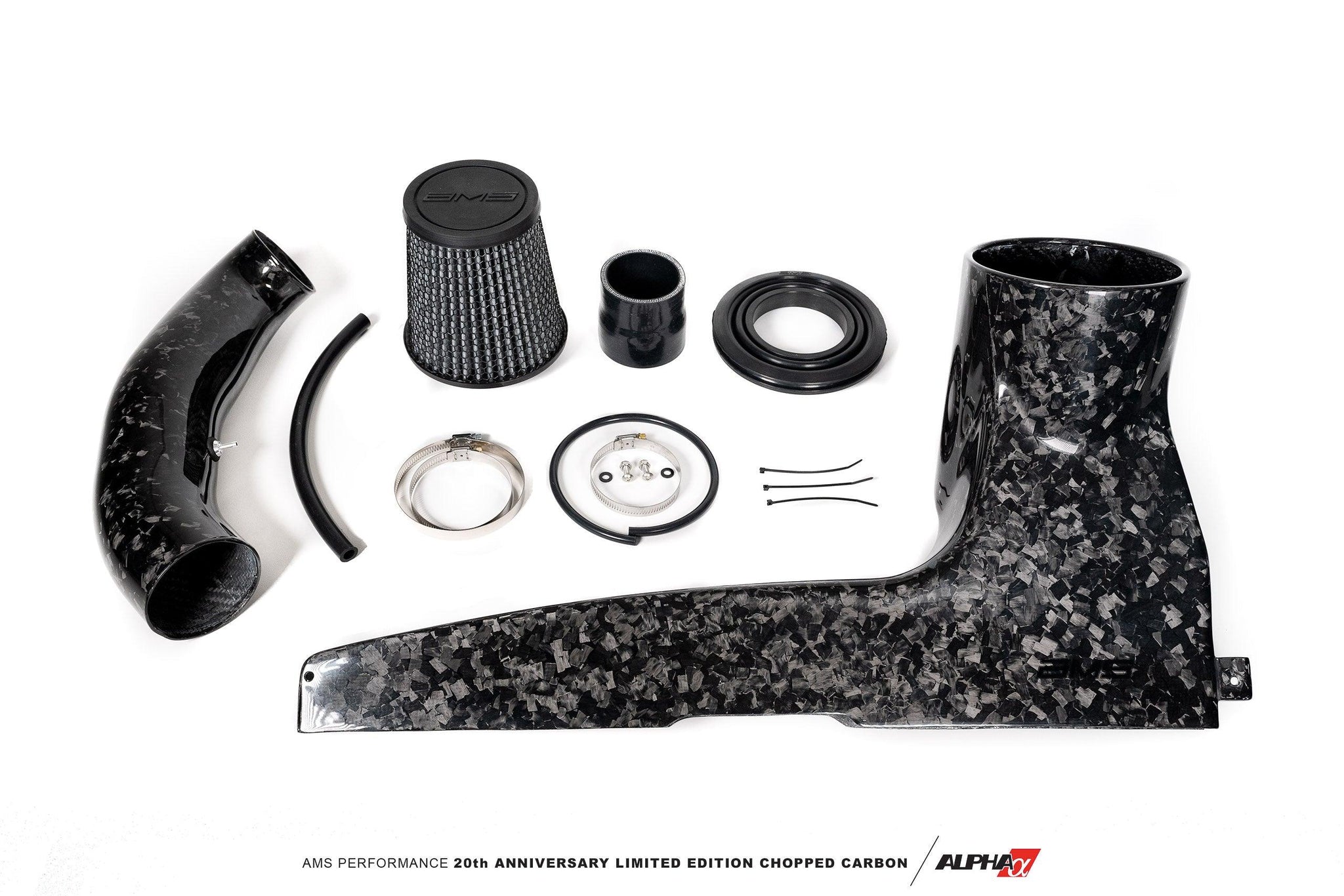 AMS Performance 2015+ VW Golf R MK7 Chopped Carbon Fiber Intake - GUMOTORSPORT