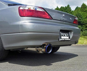 HKS Super Turbo MUFFLER S15 Cat Back Exhaust (Special Order) - GUMOTORSPORT