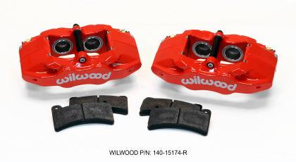 Wilwood DPC56 Rear Caliper Kit Red Corvette All C5 / Base C6 1997-2013 - GUMOTORSPORT