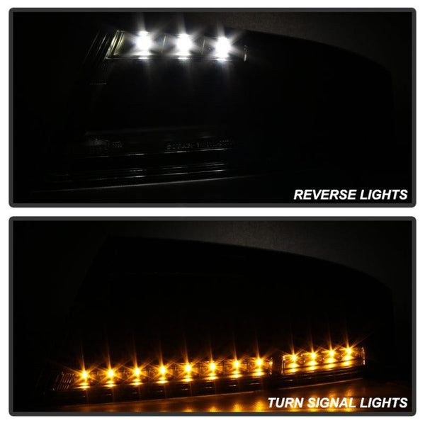 Spyder Audi TT 2008 - 2014 LED Tail Lights Black ALT-YD-ATT07-LED-BK - GUMOTORSPORT