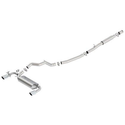 Ford Racing 2016-2018 Focus RS Active Sport Cat-Back Exhaust System w/ Polished Tips - GUMOTORSPORT
