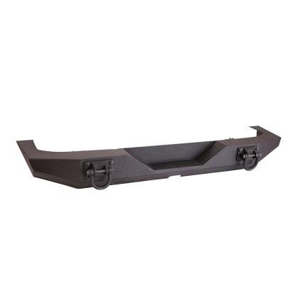 Rugged Ridge XHD Rear Bumper Textured Black 07-18 Jeep Wrangler - GUMOTORSPORT