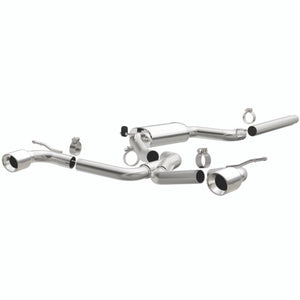 MagnaFlow Touring Catback Exhaust 4in Polished Tips 2015 - 2017 VW Golf GTI 2.0L Turbo - GUMOTORSPORT