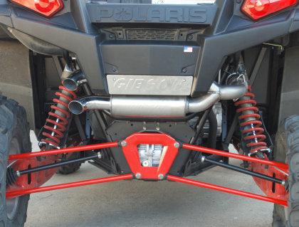 Gibson 2011 - 2014 Polaris Ranger RZR XP 900 Base Dual Exhaust - Stainless - GUMOTORSPORT