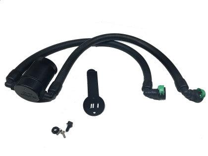 JLT 15-20 Ford Mustang EcoBoost Driver Side Oil Separator 3.0 - Black Anodized - GUMOTORSPORT