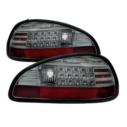 Spyder Pontiac Grand Prix 97-03 LED Tail Lights Smoke ALT-YD-PGP97-LED-SM - GUMOTORSPORT