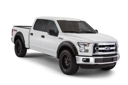 Bushwacker 15-17 Ford F-150 Styleside Pocket Style Flares 4pc 67.1/78.9/97.6in Bed - Black - GUMOTORSPORT