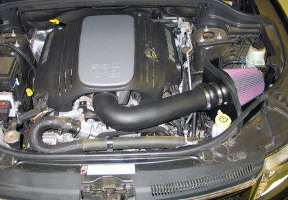 K&N 2011- 2020 Dodge Durango 5.7L V8 / 2011 - 2021 Jeep Grand Cherokee 5.7L V8 Aircharger Performance Intake - GUMOTORSPORT