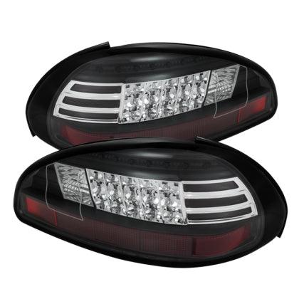 Spyder Pontiac Grand Prix 97-03 LED Tail Lights Black ALT-YD-PGP97-LED-BK - GUMOTORSPORT