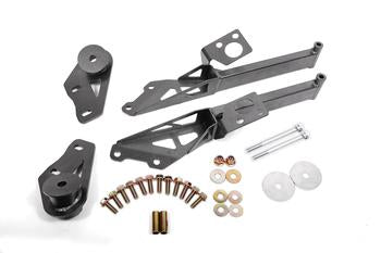 BMR 2015 - 2018 Ford Mustang S550 IRS Subframe Support Brace (Black Hammertone)