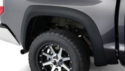 Bushwacker 14-18 Toyota Tundra Fleetside Extend-A-Fender Style Flares 4pc - Black - GUMOTORSPORT