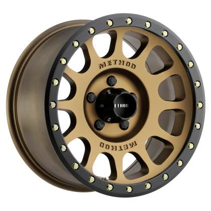 Method MR305 NV 17x8.5 0mm Offset 5x139.7 5x5.5 108mm CB Method Bronze/Black Street Loc Wheel - GUMOTORSPORT