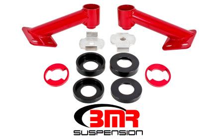 BMR 15-17 S550 Mustang Cradle Bushing Lockout Kit - Red - GUMOTORSPORT