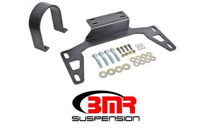 BMR 11-14 S197 Mustang Front Driveshaft Safety Loop - Black Hammertone - GUMOTORSPORT
