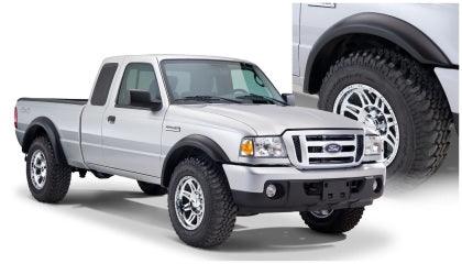 Bushwacker 93-11 Ford Ranger Styleside Extend-A-Fender Style Flares 4pc 72.0/84.0in Bed - Black - GUMOTORSPORT