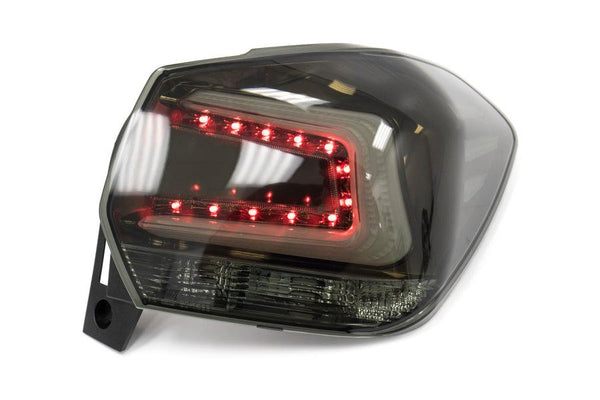 OLM USDM CS Style LED Tail Lights Dark Smoke - Subaru Crosstrek 2013 - 2017 - GUMOTORSPORT