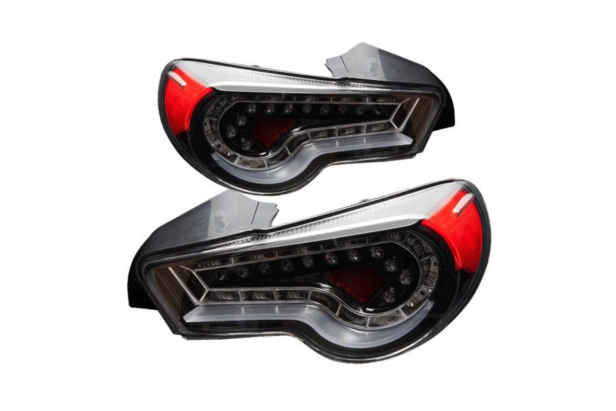 Winjet LED Tail Lights Glossy Black / Clear - Subaru BRZ 2013-2016 - GUMOTORSPORT