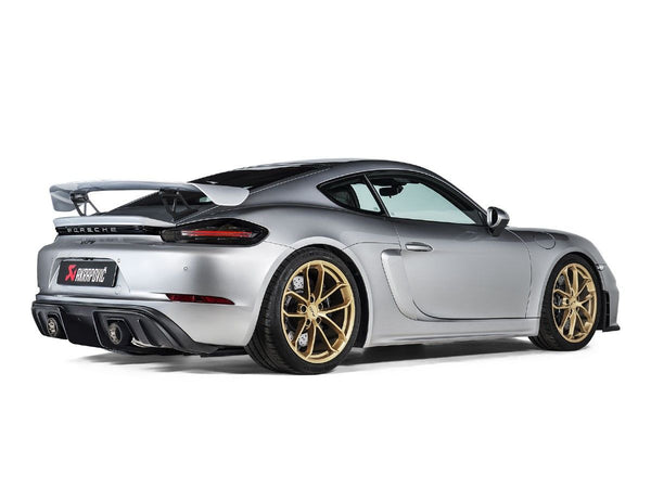 Akrapovic 2020+ Porsche Cayman GT4 (718) Rear Carbon Fiber Diffuser - Matte