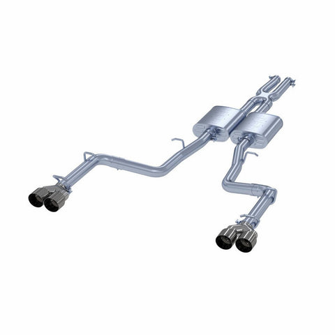 MBRP 2.5" Cat Back Dual Rear Exit, Dodge Challenger V6 3.6L 2015-2022, Aluminized - GUMOTORSPORT