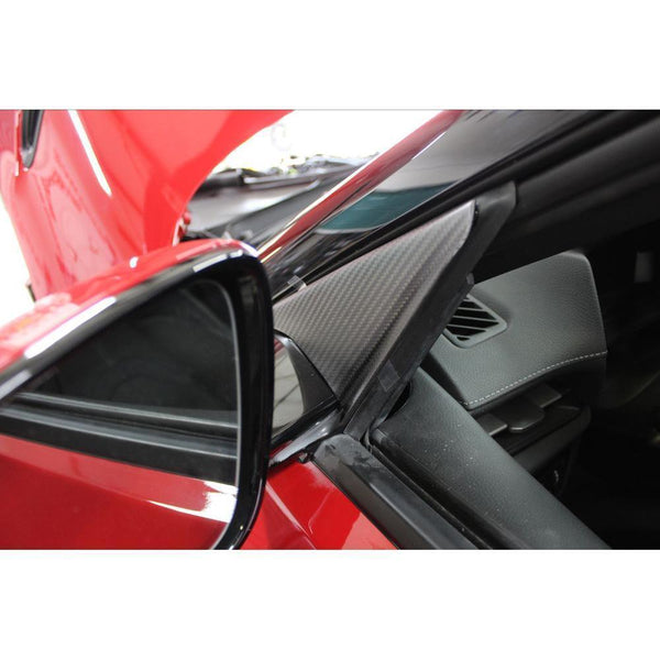AMS Performance 2020+ Toyota GR Supra Anti-Wind Buffeting Kit - Matte Carbon - GUMOTORSPORT