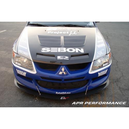 APR Performance Carbon Fiber Front Splitter | 2003-2005 Mitsubishi Lancer Evolution 8 - GUMOTORSPORT