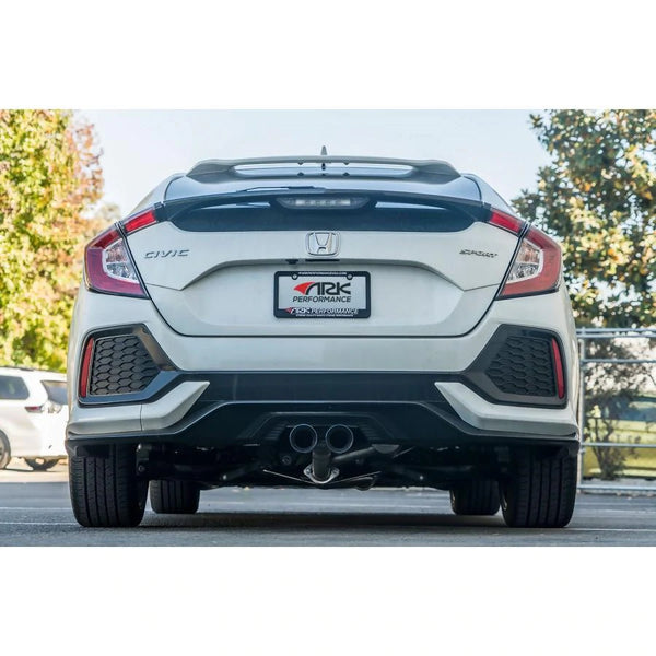 ARK Performance DT-S Exhaust System | 2017-2021 Honda Civic Sport Hatchback 1.5T - GUMOTORSPORT