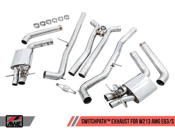 AWE Tuning Mercedes Benz W213 AMG E63/S Sedan/Wagon SwitchPath Exhaust System - for DPE Cars - GUMOTORSPORT