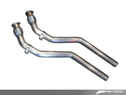 AWE Tuning Audi B8 4.2L Non-Resonated Downpipes for S5 - GUMOTORSPORT
