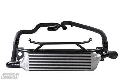 Turbo XS FMIC 2015-2021 Subaru STi - Wrinkle Black Pipes - GUMOTORSPORT