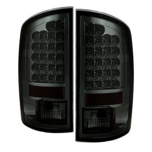 Spyder Dodge Ram 02-06 1500/Ram 2500/3500 03-06 LED Style Tail Lights Smoke ALT-YD-DRAM02-LED-SM - GUMOTORSPORT