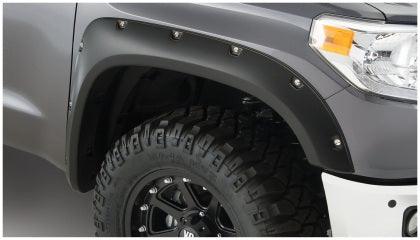 Bushwacker 14-18 Toyota Tundra Fleetside Pocket Style Flares 4pc 66.7/78.7/97.6in Bed - Black - GUMOTORSPORT