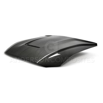 Anderson Composites 2018 - 2021 Ford Mustang Type-GR Double Sided Carbon Fiber Hood - GUMOTORSPORT