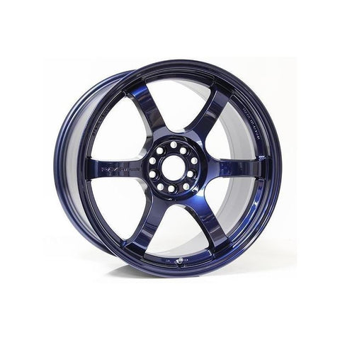 Gram Lights 57DR 18x9.5 +38 5x100 Eternal Blue Pearl Wheel