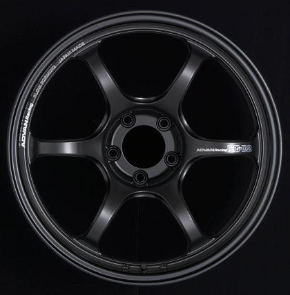 Advan RG-D2 17x8.0 +37 5x114.3 Semi Gloss Black Wheel - GUMOTORSPORT