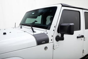 Bushwacker 07-18 Jeep Wrangler Trail Armor Cowl Cover - Black - GUMOTORSPORT