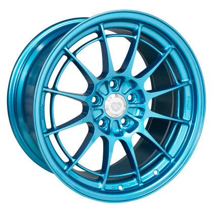 Enkei NT03+M 18x9.5 5x114.3 40mm Offset 72.6mm Bore Emerald Blue Wheel - GUMOTORSPORT