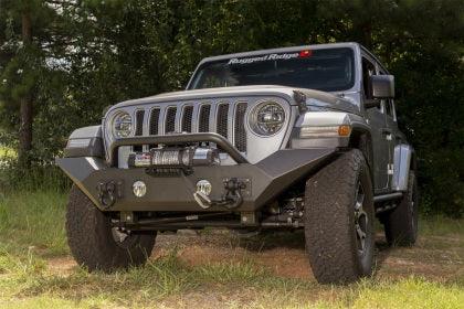 Rugged Ridge Spartan Front Bumper HCE W/Overrider 18-20 Jeep Wrangler JL/JT - GUMOTORSPORT