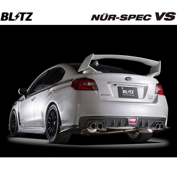Blitz NUR SPEC C-Ti Catback Exhaust - 2015+ WRX 2015+ STI - GUMOTORSPORT