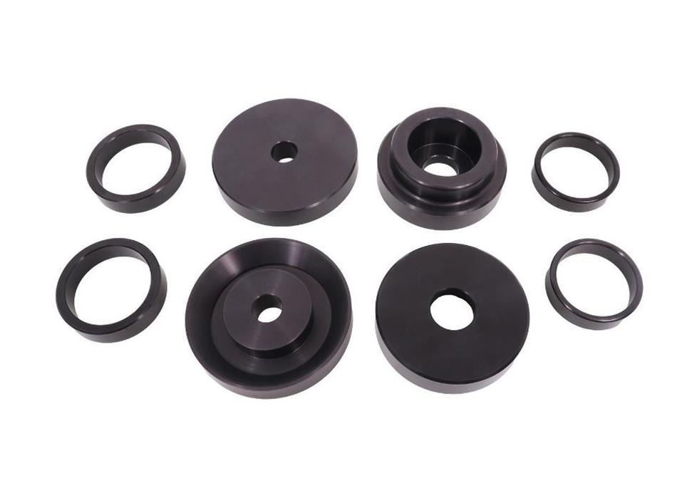 BMR 2008 - 2022 Challenger Rear Cradle Lockout Bushing Kit - Black Anodized - GUMOTORSPORT