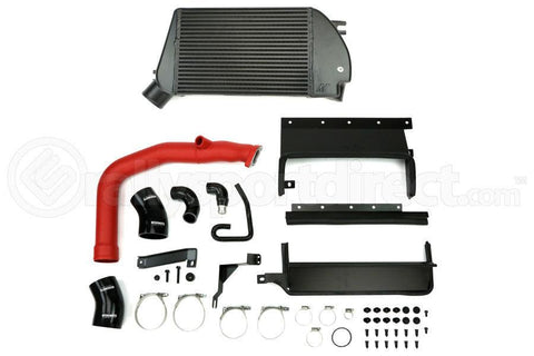 Mishimoto Race Top Mount Intercooler Kit Black w/ Red Charge Pipe - Subaru WRX 2015+ - GUMOTORSPORT