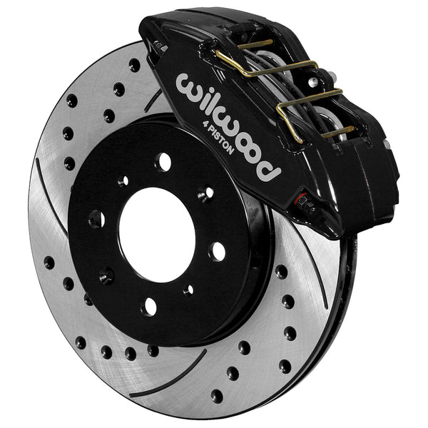 Wilwood DPHA Front Caliper & Rotor Big Brake Kit Drilled 1990 - 2005 Honda Civic / Civic si / Integra / 262mm OE Rotor