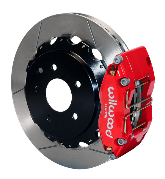 Wilwood Dynapro Radial Rear Brake Kit 13.00in Red 2003 - 2013 Nissan 350Z / Infiniti G35