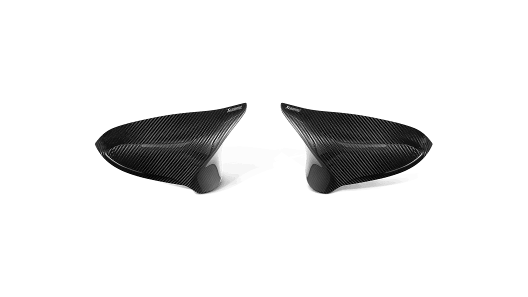 Akrapovic 2014+ BMW M3 (F80) Carbon Fiber Mirror Cap Set - High Gloss - GUMOTORSPORT