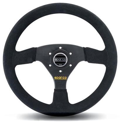 Sparco R 323 Steering Wheel Suede Black - GUMOTORSPORT