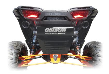 Gibson 2015 - 2017 Polaris RZR XP 1000 EPS Base 2.25in Dual Exhaust - Black Ceramic - GUMOTORSPORT
