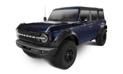 Bushwacker 2021+ Ford Bronco 4-Door Pocket Style Flares 4pc - Black - GUMOTORSPORT